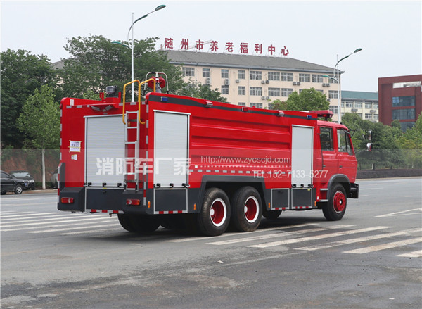 12噸東風后雙橋水罐消防車