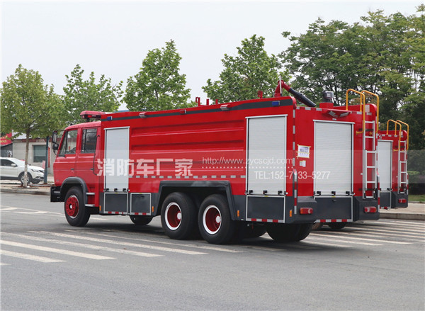 12噸東風后雙橋水罐消防車