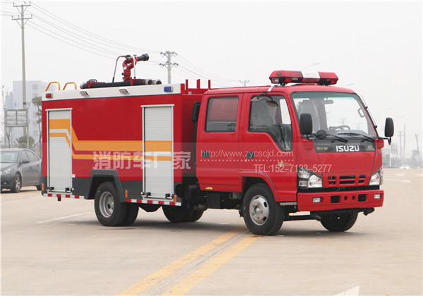 五十鈴600P 4噸水罐消防車